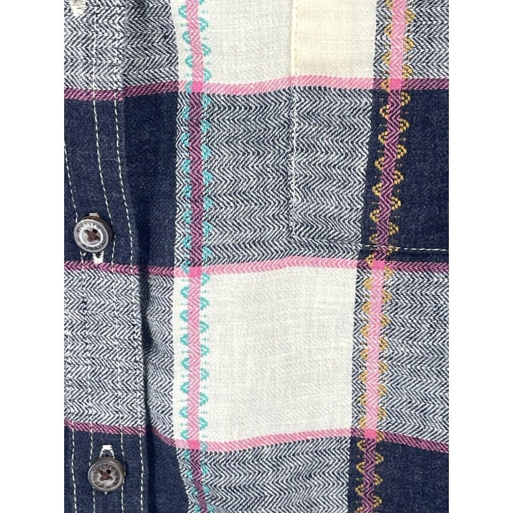 Toad & Co Reform Flannel Shirt Button Down Sz Medium - Picture 3 of 6